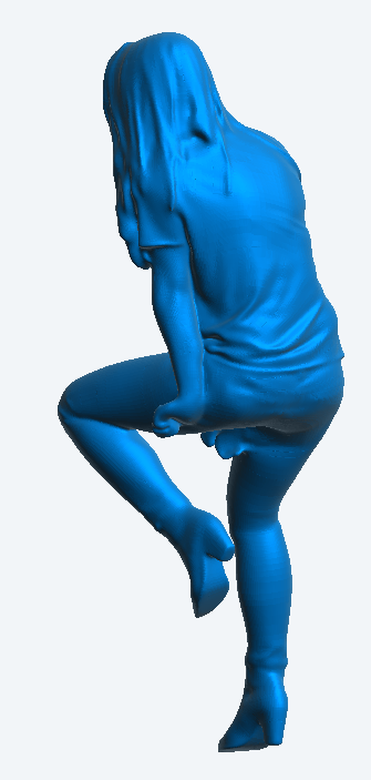Jager Hobby W6 Woman Figure – Joyful Leap in Jeans and T-Shirt