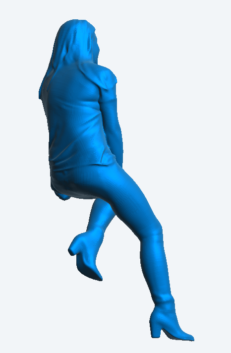Jager Hobby W6 Woman Figure – Joyful Leap in Jeans and T-Shirt