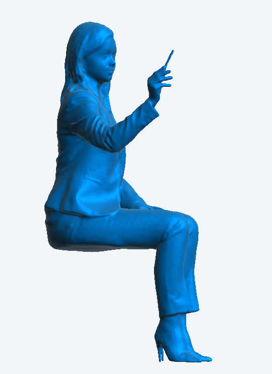 Jager Hobby W10 – Tamiya 1/14 Scale Model Seated Woman in Business Suit