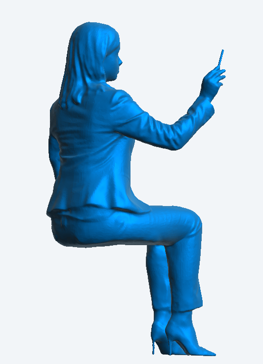Jager Hobby W10 – Tamiya 1/14 Scale Model Seated Woman in Business Suit