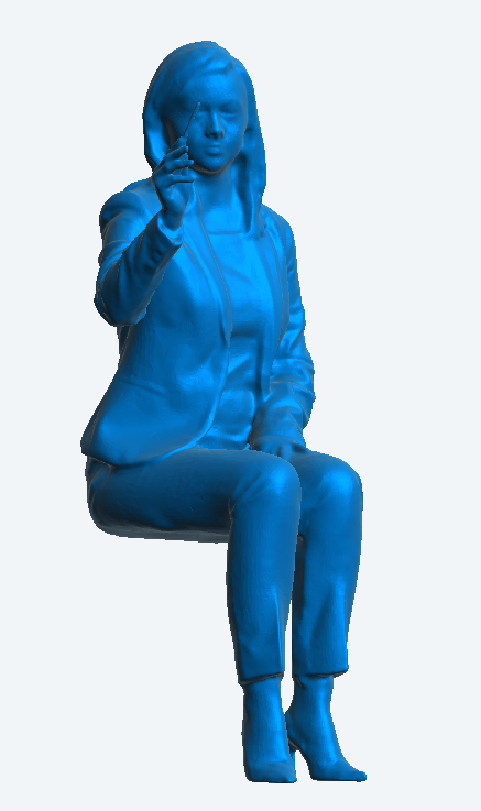 Jager Hobby W10 – Tamiya 1/14 Scale Model Seated Woman in Business Suit