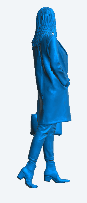 Jager Hobby W11 – Scale Model Modern Woman with Shopping Bag