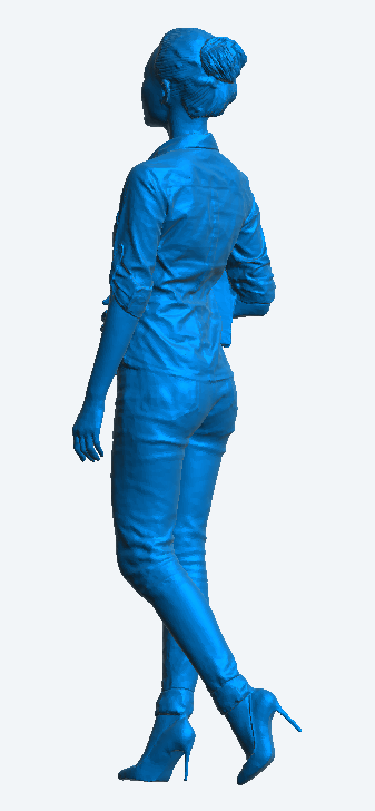Jager Hobby W13 – Scale Model Modern Office Woman Holding Binder