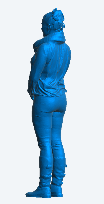 Jager Hobby W18 – 1/18 Diecast Diorama Figure Woman in Sweater and Scarf