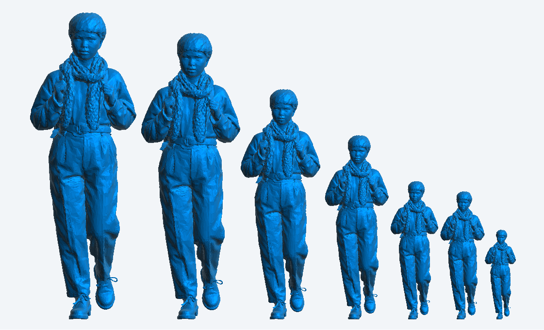 W20 – 1/24 Scale Model Figure Young Woman with Backpack