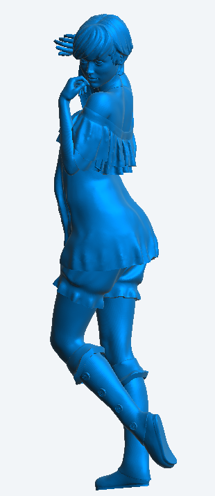 W28 – Scale Model Figure Saloon Girl Dancing