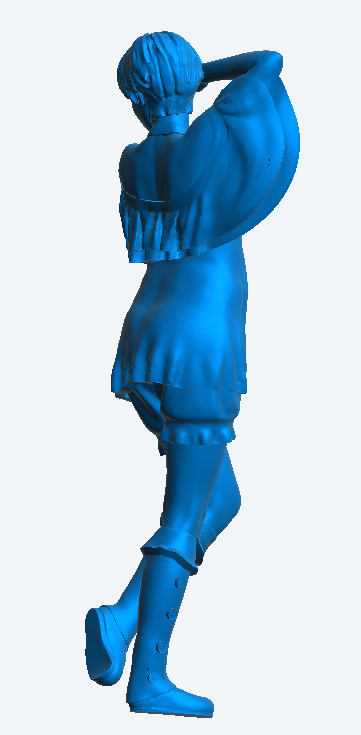 W28 – Scale Model Figure Saloon Girl Dancing