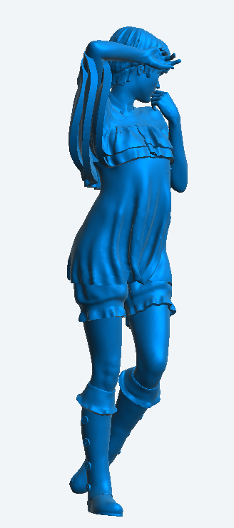 W28 – Scale Model Figure Saloon Girl Dancing