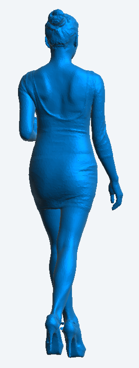 Jager Hobby W30 – 1/48 Scale Model Figure Woman in Slender Dress with Purse Multiple Scales Available