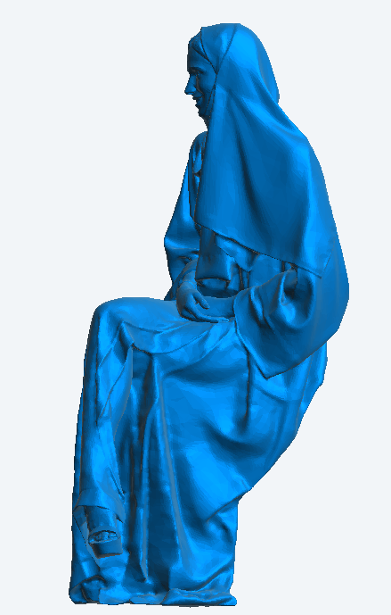 W37 – Seated Muslim Woman in Abaya, Smiling – Model Scale Figure Multiple Scale