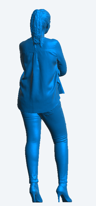 W38 Scale Diecast Car Figure | Smart Casual Woman Unpainted