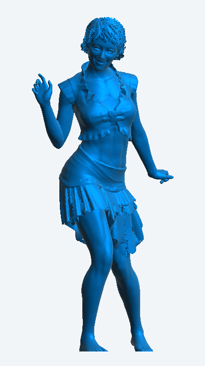 W45 – Joyful Dancing Girl | Scale Model Female Figure | Multi-Scale Unpainted