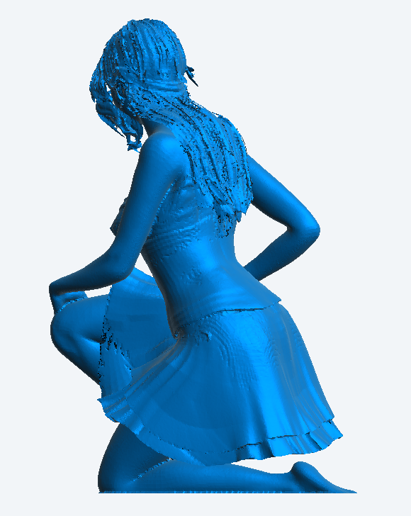 W46 – Stunning Kneeling Woman | Scale Model Female Figure | Multi-Scale Available
