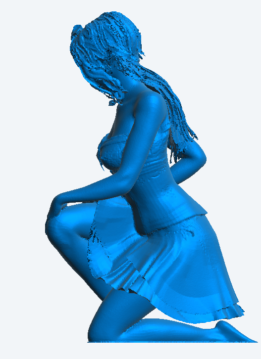 W46 – Stunning Kneeling Woman | Scale Model Female Figure | Multi-Scale Available