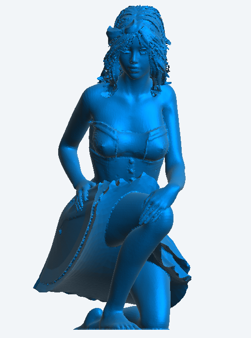 W46 – Stunning Kneeling Woman | Scale Model Female Figure | Multi-Scale Available