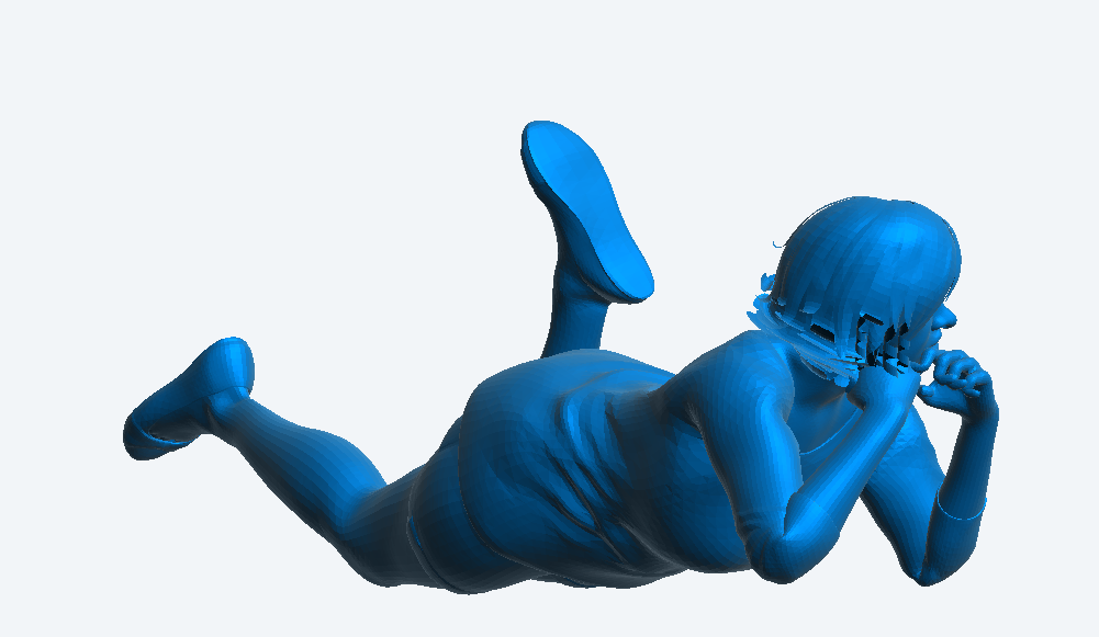 W47 – Relaxed Woman Watching TV | Scale Model Female Figure | Multi-Scale Available