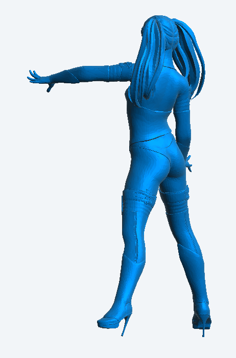 W49 – Dancing Woman in High Heels | Scale Model Female Figure
