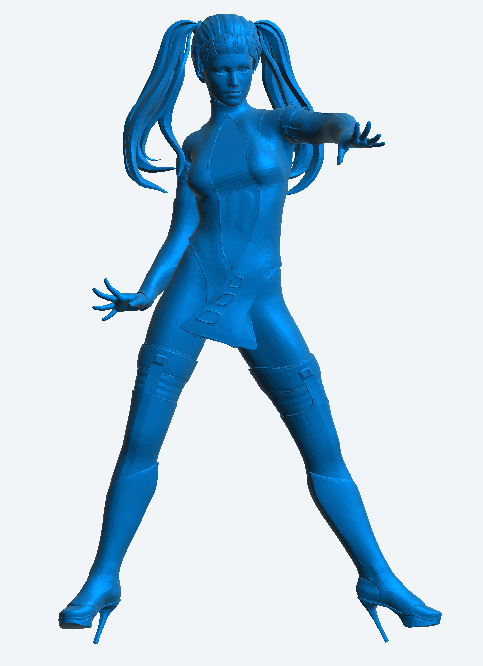 W49 – Dancing Woman in High Heels | Scale Model Female Figure