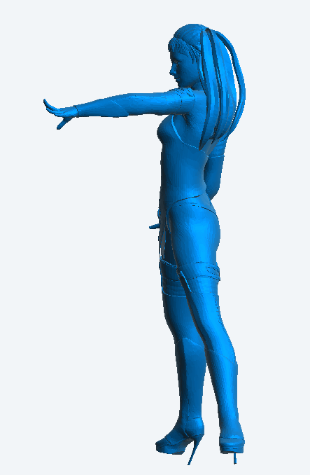 W49 – Dancing Woman in High Heels | Scale Model Female Figure