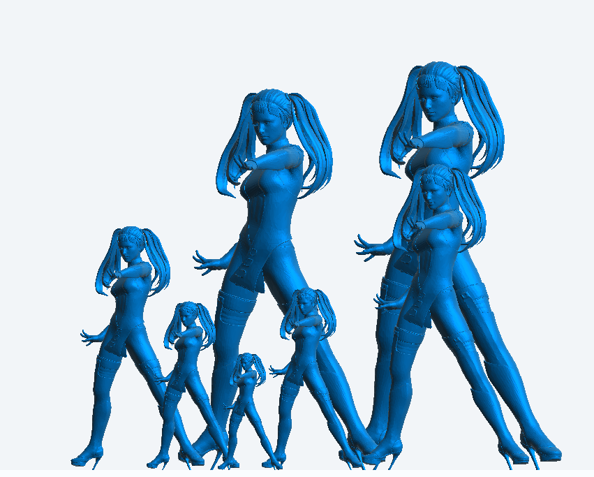 W49 – Dancing Woman in High Heels | Scale Model Female Figure
