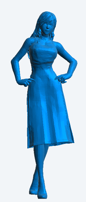 W50 – Catwalk Model in Dress | Scale Model Female Figure