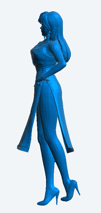 W50 – Catwalk Model in Dress | Scale Model Female Figure