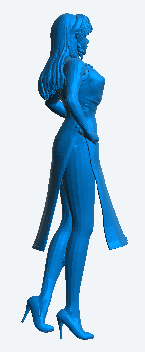 W50 – Catwalk Model in Dress | Scale Model Female Figure