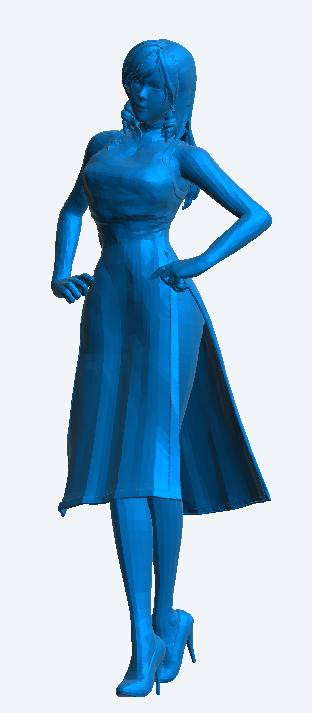 W50 – Catwalk Model in Dress | Scale Model Female Figure