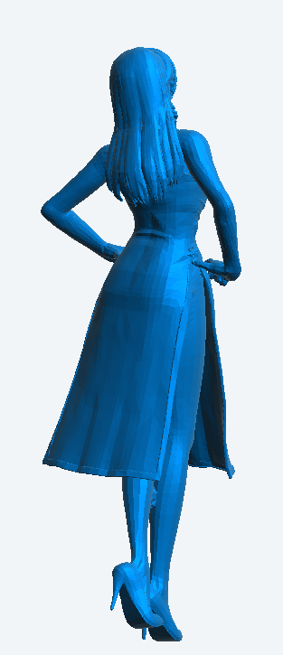 W50 – Catwalk Model in Dress | Scale Model Female Figure