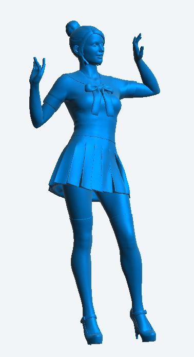 W51 – Woman Dancing at a Party | Scale Model Female Figure