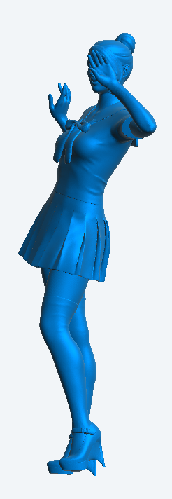 W51 – Woman Dancing at a Party | Scale Model Female Figure