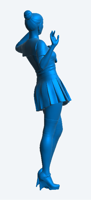 W51 – Woman Dancing at a Party | Scale Model Female Figure