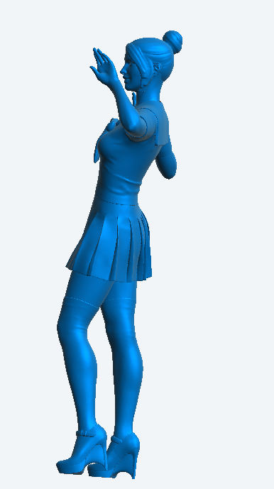 W51 – Woman Dancing at a Party | Scale Model Female Figure
