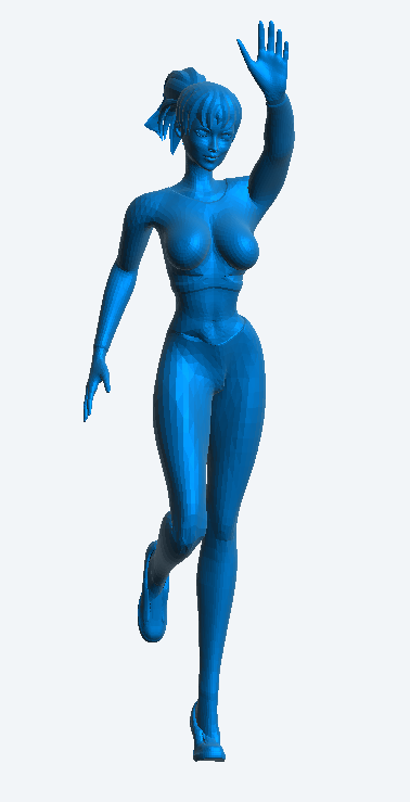 W53 – Woman at Aerobics Class | Scale Model Female Figure