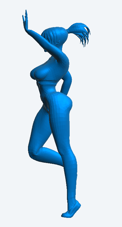 W53 – Woman at Aerobics Class | Scale Model Female Figure