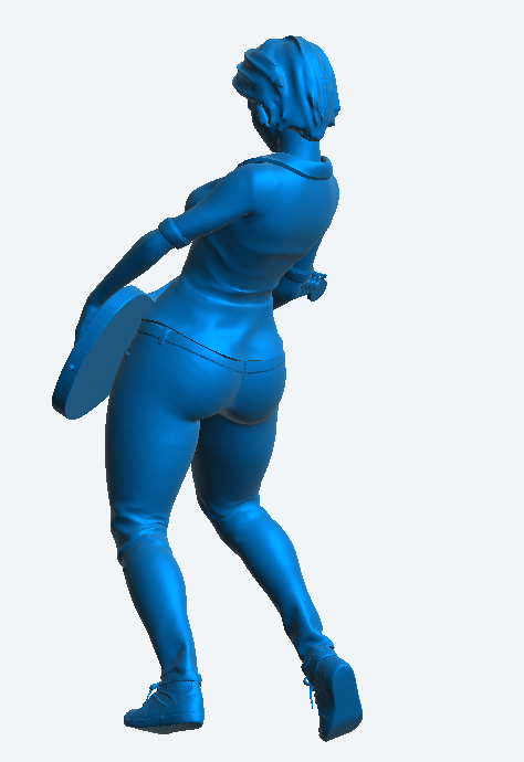 W54 – Sexy Woman Guitarist | Scale Model Female Figure