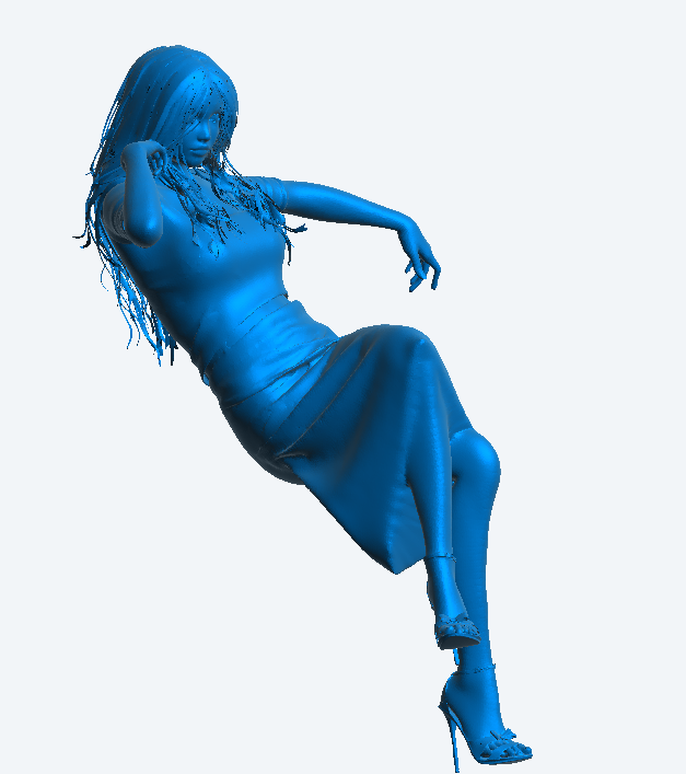 W57 – Sexy Woman Sitting at a Bar | Scale Model Female Figure