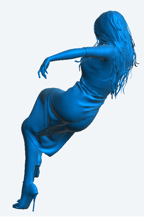 W57 – Sexy Woman Sitting at a Bar | Scale Model Female Figure
