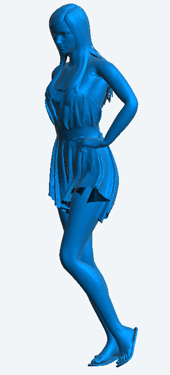 W58 – Sexy Female Model on the Catwalk | Die-Cast Scale Model Figure