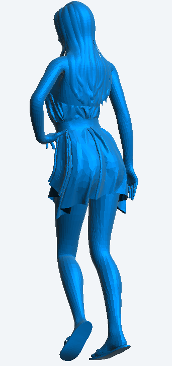 W58 – Sexy Female Model on the Catwalk | Die-Cast Scale Model Figure