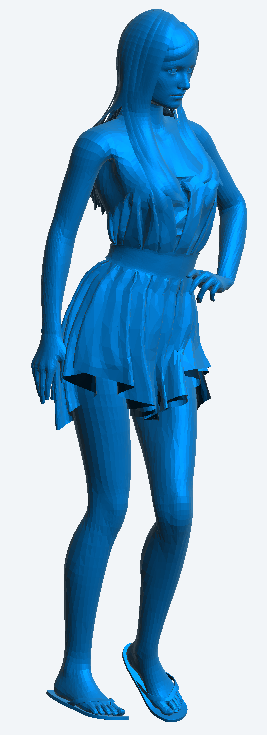 W58 – Sexy Female Model on the Catwalk | Die-Cast Scale Model Figure