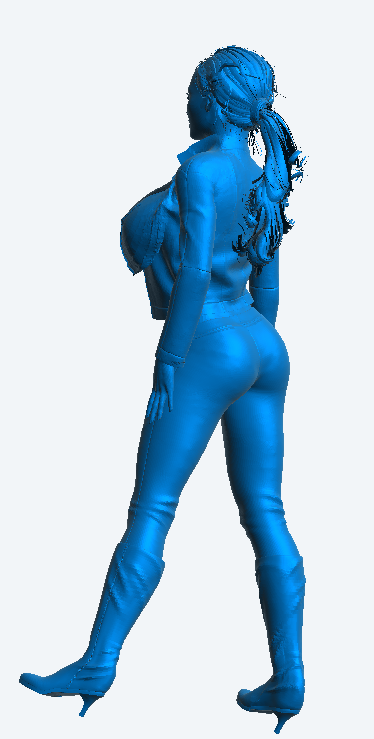 W59 – Sexy Woman Wearing Leather Corset and Pants | Scale Model Female Figure