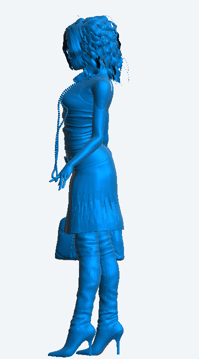 W66 – Woman Standing and Waiting | Scale Model Female Figure