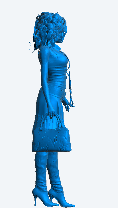 W66 – Woman Standing and Waiting | Scale Model Female Figure
