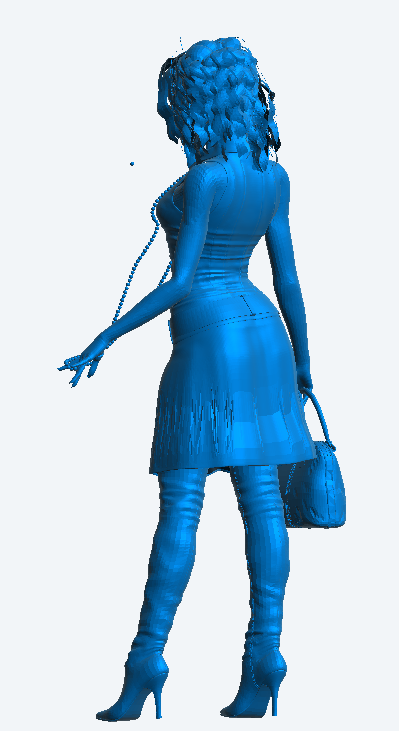 W66 – Woman Standing and Waiting | Scale Model Female Figure