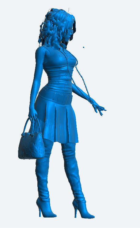 W66 – Woman Standing and Waiting | Scale Model Female Figure