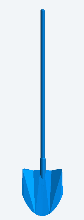 T13 1/24 model Long-Handled Coal Shovel
