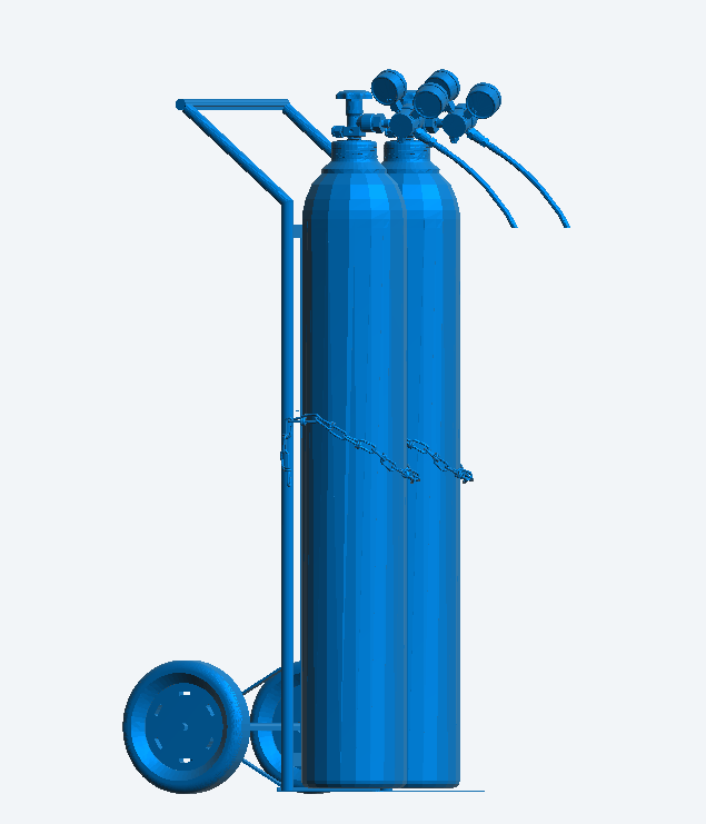 T45 1/24 Oxy-Acetylene Gas Welding & Cutting Set – Multi Scale Model Accessory