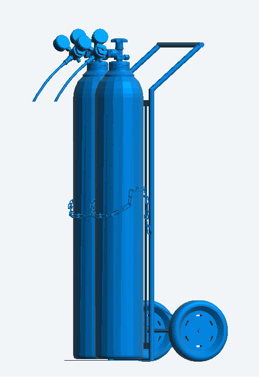 T45 1/24 Oxy-Acetylene Gas Welding & Cutting Set – Multi Scale Model Accessory