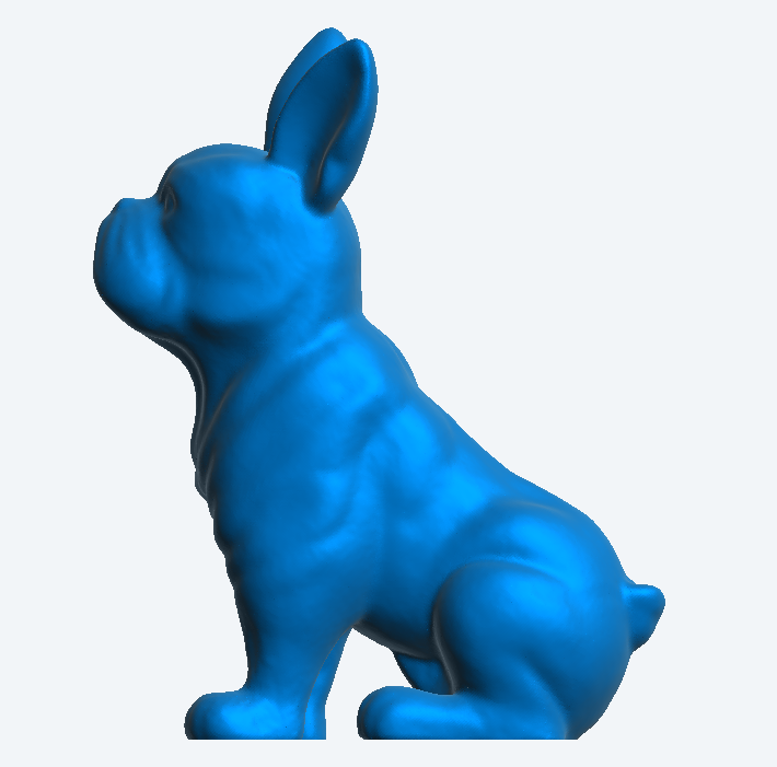 Scale Model Sitting French Bulldog RC Models & Dioramas A13